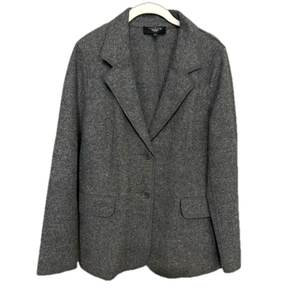 Talbots Jackets & Blazers - TALBOTS GRAY WOOL MIX BLAZER JACKET 14P